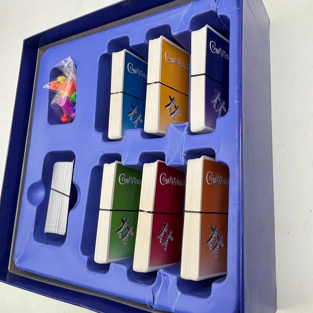 VINTAGE Compatibility COMPLETE Crown & Andrews 2003 Party Game Cards Pictures